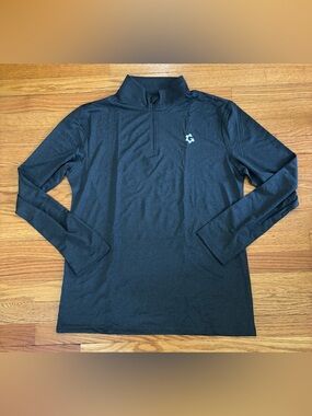 JumGear Pullover Shirt Men’s Large Gray 1/4 Zip Lightweight Athleticwear New